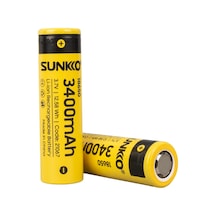 Sunkko 3.7 Volt 3400 Mah 18650 Şarj Edilebilir Pil