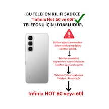 Infinix Hot 60-60i Uyumlu Yeşil Doğa Baskılı Silikon Kılıf Renkli