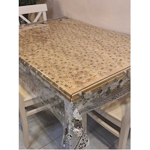 Şeffaf 0.018 Mm Pvc Muşamba - Desenli Silinebilir Şeffaf Masa Örtüsü 16ns35 Şeffaf