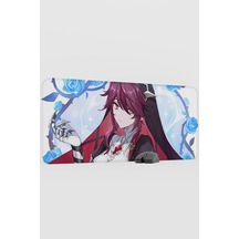 Rosaria Genshin Impact Anime Oyuncu V4 - 90x40 Xxl Gaming Mouse Pad Fare Altlığı