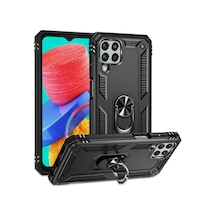 Zore Galaxy M33 Kılıf Nvth Vega Kapak - Siyah