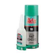 Akfix Hızlı Yapıştırıcı Sprey 200 ML + 50 GR