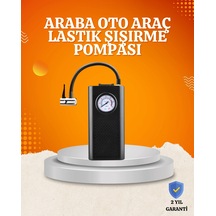 Taşınabilir Elektrikli Oto Motosiklet Bisiklet Lastik Şişirme Pompası 2