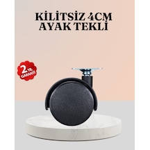 4 Cm Çap Kilitsiz Tekerlek Ayağı Tekli Hafif Mobilyalar İçin Çok Renkli