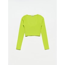 Dilvin 30111 Uzun Kollu Top-lime