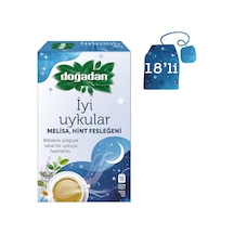 Doğadan İyi Uykular Çayı Melisa Hint Fesleğeni Süzen Poşet 18'li