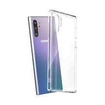 Galaxy Note 10 Plus Kapak Şeffaf Süper Silikon Kılıf 50 x 22