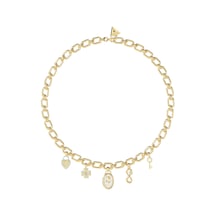 Guess Jgujubn06041jwygtu Kalpli Kadın Kolye Altın