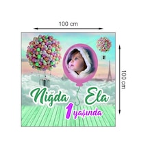 Kişiye Özel 100X100 Doğum Günü Afiş Branda Baskı