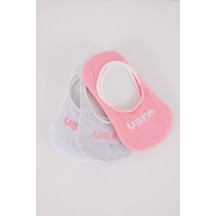U.S. Polo Assn. U.s. Polo Assn Bebek Kız Bebek Pembebeyazgri Bebek Corap Pembe/beyaz/gri