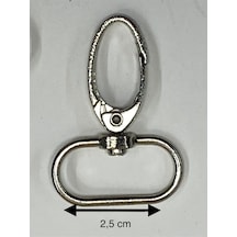 Karantuhafiye Çanta Kancası / Akrep Kanca / 2 Li Set Gümüş Gümüş