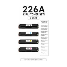 226a Çipli Toner Seti 4 Adet
