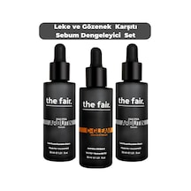 the fair. Leke ve Gözenek  Sebum  Cilt Bakım Serum Seti 3 x 30 ML