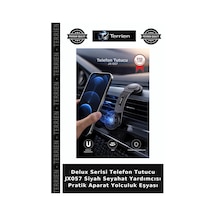Delux Serisi Telefon Tutucu Jx057 Siyah Seyahat Yardımcısı Pratik Aparat Yolculuk Eşyası