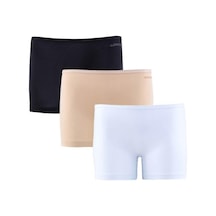 Blackspade 1571 Bayan Essential 3 Lü Ten-Siyah-Beyaz Boxer