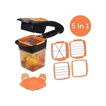 Nicer Dicer Quick 5 İn 1 Pratik Hazneli Sebze Meyve Doğrayıcı Turuncu