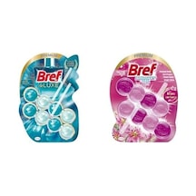 Wc Deluxe Yasemin Premium Klozet Temizleme Topları 1 X 2 Adet Ve Bref Wc Brilliant Tuvalet Temizleme Jel Çiçek Kokulu 2'li 2 X 42 G