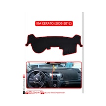 Kia Cerato 2008-2012torpido Koruma Halısı Kırmızı Kenar