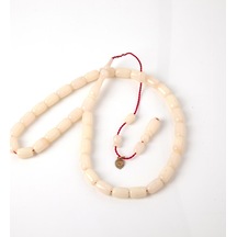 Katalin Beyzi Kesim 7x11 Mm Tesbih - Beyaz Beyaz