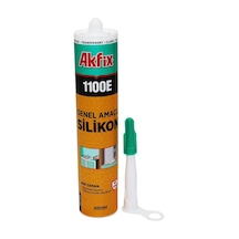 Akfix 1100e Genel Amaçlı Üniversal Silikon 280 Gr Şeffaf - 24'li Paket