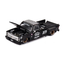 Model Araç X Kaidohouse 1/64 Chevrolet Silverado Dually Hot Rod V1 Çok Renkli