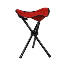 Bloomnest Taşınabilir Katlanır Kamp Sandalyesi Balıkçılık Yürüyüş Bahçecilik İçin Hafif Kolay Taşıma Kırmızı Kırmızı