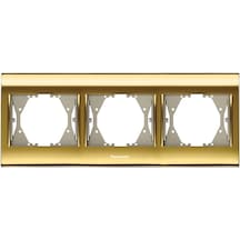 Viko Panasonic Thea Gold Dore Üçlü Çerçeve