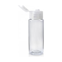 50 Adet Şeffaf Plastik Şişe + Fliptop Kapak 20 ML
