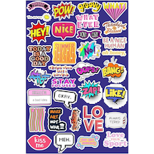 Ifadeler Seri 4 Telefon Laptop Notebook Tablet Defter Matara Stiker Etiket 1