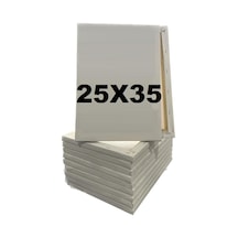 Moranka 4'lü 25X35 Tuval Çift Astarlı Arkadan Zımbalı Tuval
