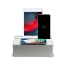 Alldock Wireless Kablosuz Şarj Standı Gümüş/Beyaz Deneme