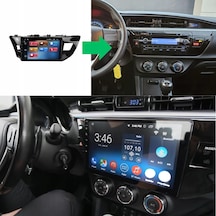 Toyota Corolla 2k Görüntü Kalitesi Android 15 Multimedya Sistemi 8+256 Myway 2013-2016 9"