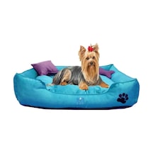 Ayrex Ultrasoft Orta Irk Kedi Köpek Yatağı Yıkanabilir Yüksek Kaliteli Kumaş - 50 X 70 Cm - Turkuaz