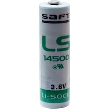 Saft 3.6 V Uzun 14500 Lityum Pil Terazi Pili