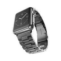 Apple Watch Uyumlu 40mm Krd-04 Metal Kordon - Siyah