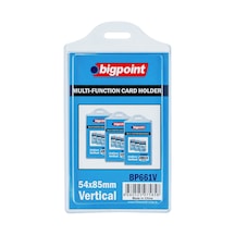 Bigpoint Çok Amaçlı Kart Kabı Dikey 54x85mm X 10 Adet