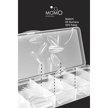 Momo Professional Soft Gel Tips Badem No:05 Tek Boy 50 Li Yedek Paket