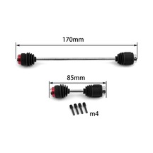 Ebitda Traxxas Summit 1/10 Rc Araç İçin Metal Çelik Merkez Şaft Takımı - Ön/arka Şaft