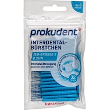 Prokudent Arayüz Fırçası 32'li Tel Çapı 0.6 MM / Dış Çapı 3 MM