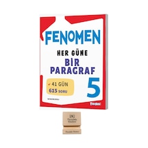 Fenomen 5. Sınıf Her Güne Bir Paragraf Soru Kitabı Ve Telefon Standı