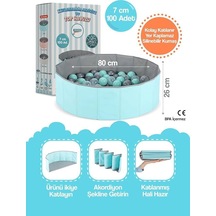 Akordeon Katlanabilir Oyun Alanı 7 Cm 100 Toplu - Mint