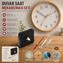 Emin Teknoloji Em-172a Duvar Saat Mekanizması Seti - 30'li Paket Diğer