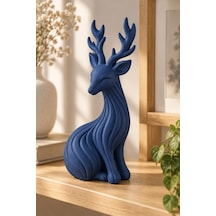 Japon Tarzı Noel Geyik Figürlü Dekoratif Biblo 99257405