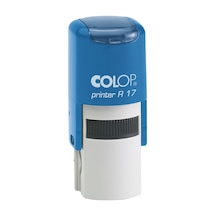 Colop R17 Yuvarlak Mavi Kasa Siyah Keçe - 17 MM