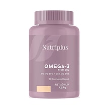 Nutriplus Omega 3 Balik Yaği 30 Yumuşak   Kapsül