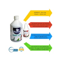 Süprevit Euro Vita Vitamin + Amino Asit   Tüm Kanatlı Hayvanlar İçin 500 ML