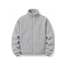Ghassy Co. Erkek Alaska Regular Peluş Sherpa Kışlık Tam Fermuarlı Polar Sweatshirt Diğer