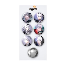 Nte Neverness To Everness Esper Zero Oyun Rozet 6'lı Metal Rozet Seti 58mm İğneli Buton Çanta Yaka Rozeti Çok Renkli