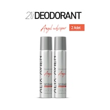 Alüminyumsuz Seyahat Boy Kadın Deodorant Spray İkili Set 2x75 Ml - Angel Whisper