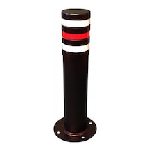 Sabit Bariyer Demir Park Dubası Metal Delinatör Park Bariyeri 50 Cm Gri